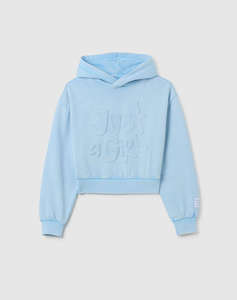 OVS HOODIE CROP ACID WASH