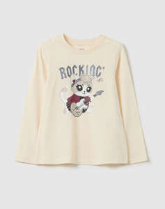 OVS TSH LS PRINT 4-5COLGLIT