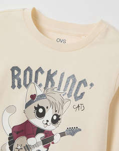 OVS TSH LS PRINT 4-5COLGLIT