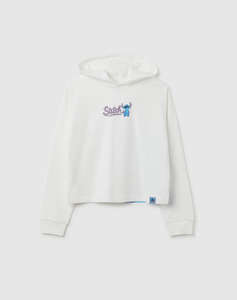 OVS HOODIE CROP STITCH