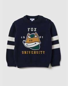 OVS JUMPER WITH FOX APPLIC.