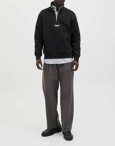 JACK&JONES JJESOHO SWEAT QUARTER ZIP HN NOOS