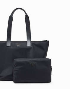EMPORIO ARMANI SET SHOPPER + POUCH (Dimensiuni: 30 x 29.5 x 19cm.)