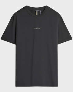 ANTONY MORATO MMKS02560FA100240 MIN OF 6 T-SHIRT RELAXED FIT IN JERSEY COTTON FABRIC WITH SPONGE EFFECT LOGO PRINT BLUZA DE BARBATI
