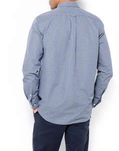THE BOSTONIANS CAMASA CHESTER POPLIN REGULAR FIT MiniCheck POPLIN Button-down Regular Fit