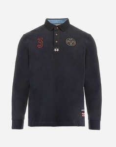 LAMARTINA BLUZA POLO MM MAN L/S POLO HEAVY JERSEY