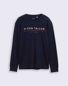 TOM TAILOR PRINTED LONGSLEEVE BLUZA DE BARBATI