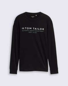 TOM TAILOR PRINTED LONGSLEEVE BLUZA DE BARBATI