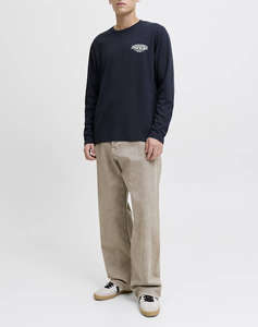 JACK&JONES JJMAKOTO TEE LS CREW NECK
