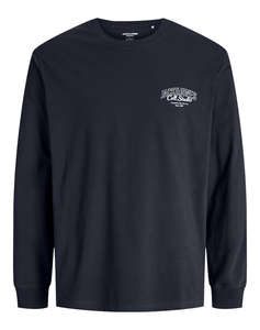 JACK&JONES JJMAKOTO TEE LS CREW NECK