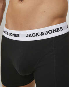 JACK&JONES JACBASIC WHITE WB TRUNKS 3 PACK SN