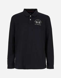 LAMARTINA BLUZA POLO MM MAN L/S POLO PIQUET STRETCH