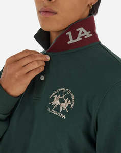 LAMARTINA BLUZA POLO MM MAN L/S POLO PIQUET STRETCH