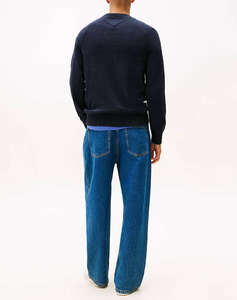 TOMMY JEANS TJM SLIM LINEAR RAGLAN SWEATER