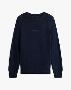 TOMMY JEANS TJM SLIM LINEAR RAGLAN SWEATER