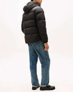 TOMMY HILFIGER MIX DOWN HOODED PUFFER