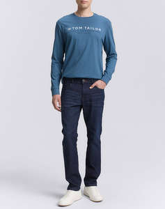 TOM TAILOR PRINTED LONGSLEEVE BLUZA DE BARBATI