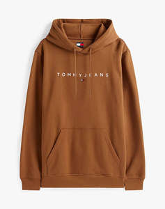 TOMMY JEANS TJM REG LINEAR LOGO HOODIE EXT