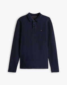 TOMMY HILFIGER LS HERRINGBONE REG POLO