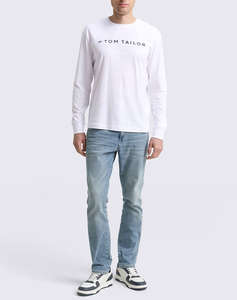 TOM TAILOR PRINTED LONGSLEEVE BLUZA DE BARBATI