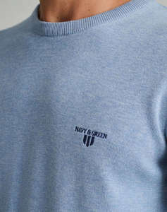 NAVY&GREEN BLUZA TRICOTATA