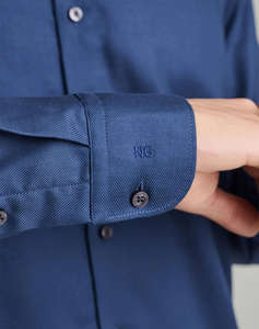 NAVY&GREEN CAMASA-FORMAL