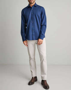 NAVY&GREEN CAMASA-FORMAL