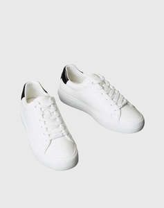 CALVIN KLEIN LACE-UP SNEAKER LTH CK