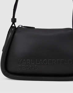 KARL LAGERFELD JEANS KLJ PUFFY PU SHOULDER BAG (Dimensiuni: 28 x 17 x 7cm.)