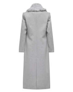 ONLY ONLANNIE LIFE FUR COLLAR COAT CC OTW