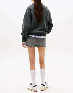 TOMMY JEANS TJW BXY LEOPARD VARSITY CREW