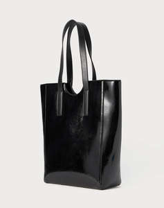 KARL LAGERFELD JEANS KLJ METAL LOGO TOTE SHINY (Dimensiuni: 29.5 x 41 x 13cm.)