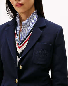 TOMMY HILFIGER PUNTO TONAL CREST SLIM BLAZER