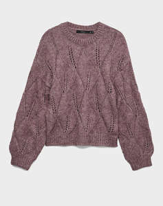 VERO MODA VMZENIA LS O-NECK STITCH PULLOVER