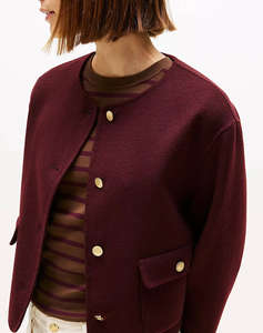 TOMMY HILFIGER DF WOOL BLEND REG LADY JACKET