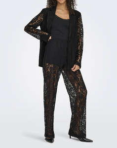 ONLY ONLEMIA KARO MW LACE STR PANT WVN