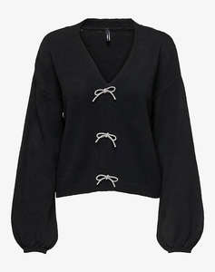 ONLY ONLDONNA LS BOW V-NECK KNT