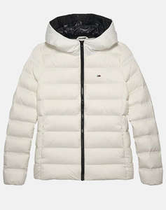 TOMMY JEANS TJW SLIM HOOD PRNT DOWN JCKT EXT