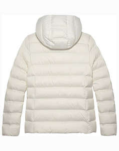 TOMMY JEANS TJW SLIM HOOD PRNT DOWN JCKT EXT