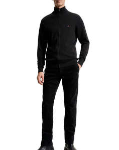 TOMMY HILFIGER PIMA ORG CTN CASHMERE ZIP THRU