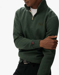 SUPERDRY D1 OVIN ESSENTIAL LOGO HENLEY JACKET DE BARBATI