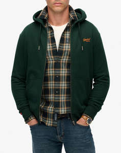 SUPERDRY D1 OVIN ESSENTIAL LOGO ZIP HOODIE HB JACKET DE BARBATI