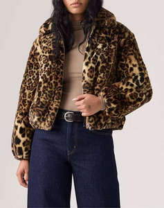 LEVIS ELLE SHERPA LEOPARD JKT