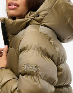 SUPERDRY D1 SDSW HOODED LUXE SPORTS PUFFER GEACA DE DAMA