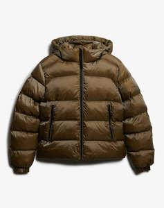 SUPERDRY D1 SDSW HOODED LUXE SPORTS PUFFER GEACA DE DAMA