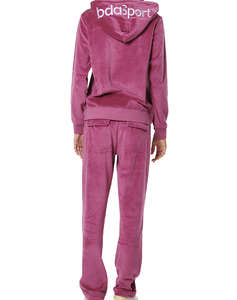 BODY ACTION WOMENS BASIC VELOUR PANTS