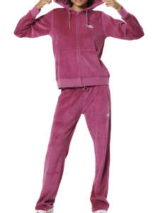 BODY ACTION WOMENS BASIC VELOUR PANTS