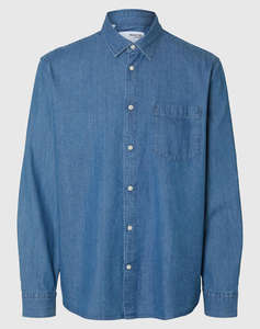 SELECTED SLHREGCARLO DENIM LS SHIRT NOOS