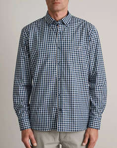 NAVY&GREEN CAMASA COMFORT FIT