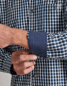 NAVY&GREEN CAMASA COMFORT FIT